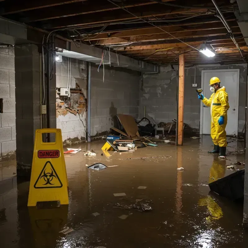 Flooded Basement Electrical Hazard in Washington Heights, NY Property